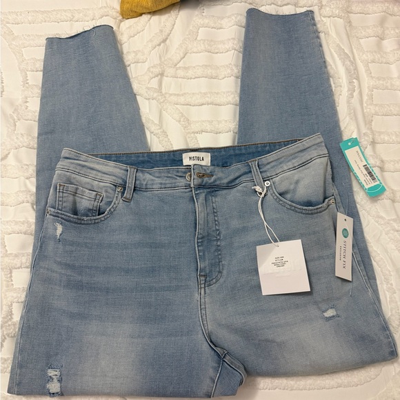 pistola Denim - Pistola Sky Blue Skinny Jeans for Women